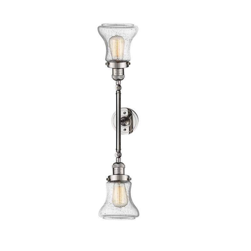 Innovations Lighting Bellmont 2 Light 24" Wide Bathroom Vanity Light - Polished Nickel / Seedy