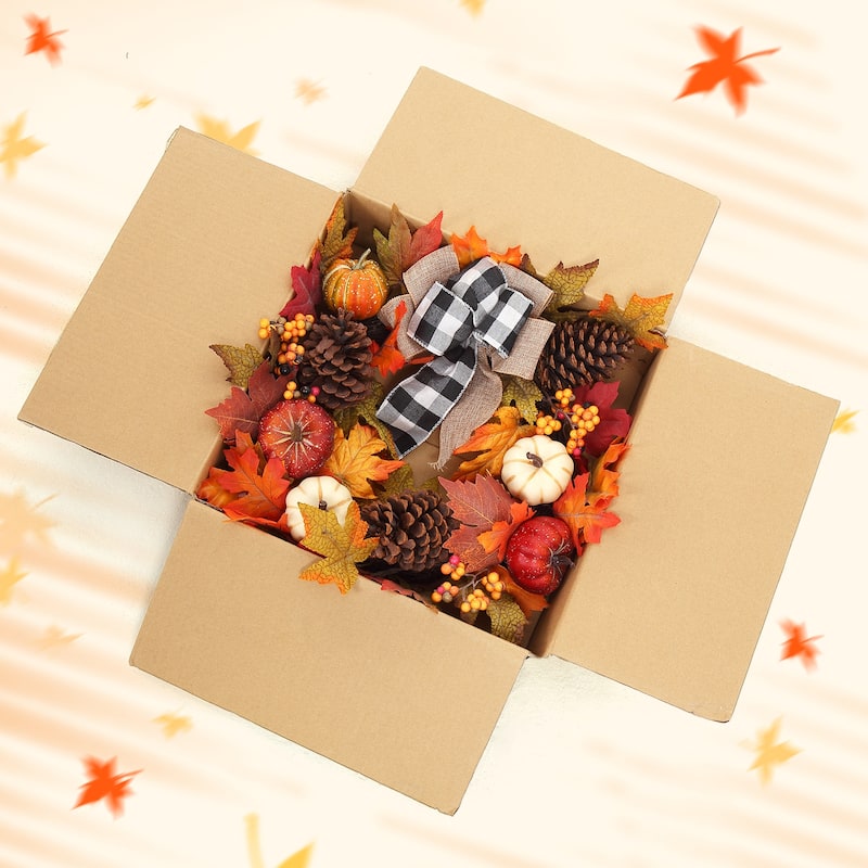20" Fall Thanksgiving Wreath