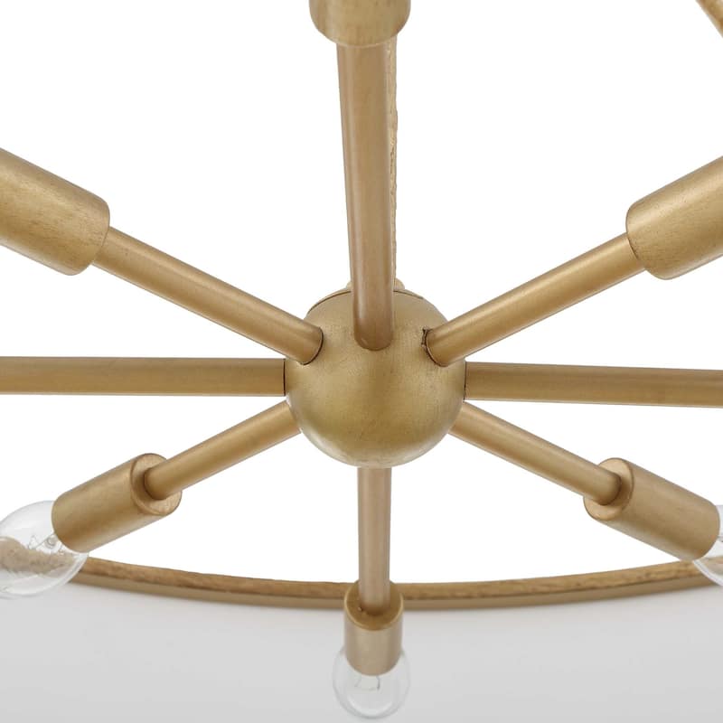 Uttermost Algiers 8 Light Drum Pendant - 30"W x 30"D x 19"H