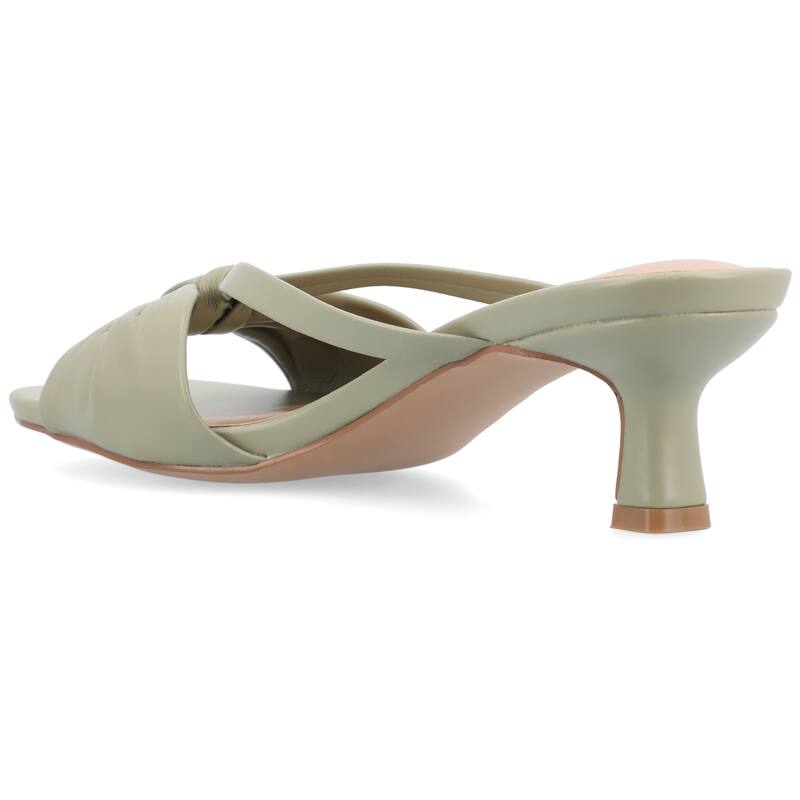 Journee Women's Starling Medium and Wide Width Dress Sandals