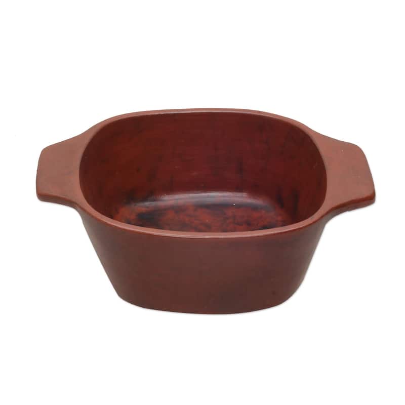 Novica Handmade Antique Mataram Ceramic Serving Bowl