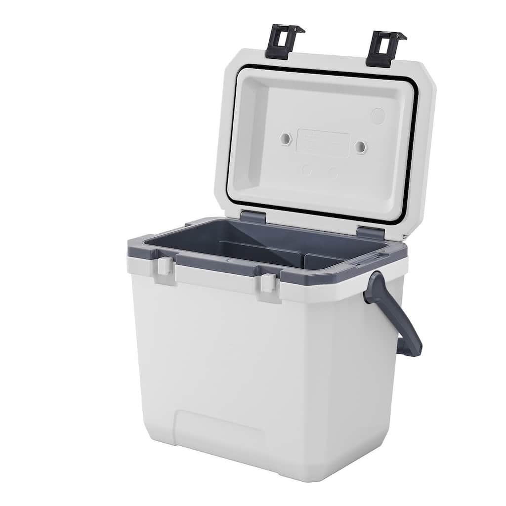 38QT Portable Hard Cooler with Cup Holder for Outdoor Adventures - 18.9 x 15.6 x 18.1 in