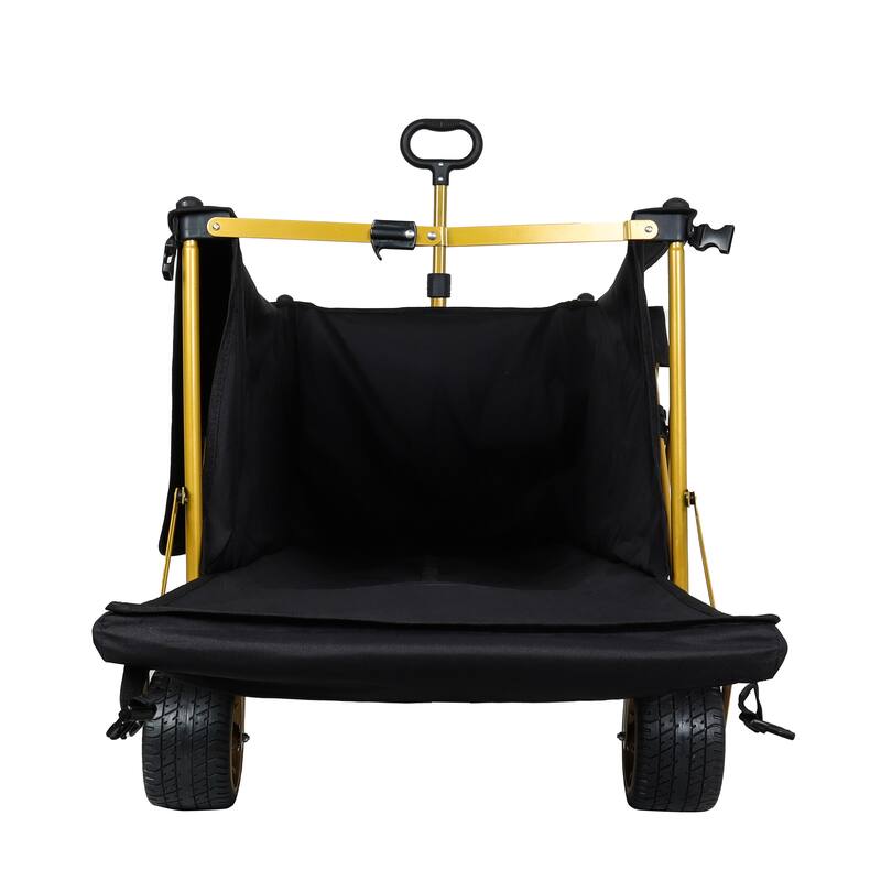 67-1/2in Extra long large Heavy Duty Utility Beach Wagons with Opened Tailgate and All-Terrain Wheels, 480lbs Capacity
