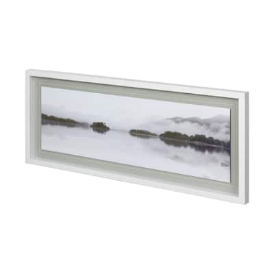 Lakeside Reflections-Fade Framed Art Print