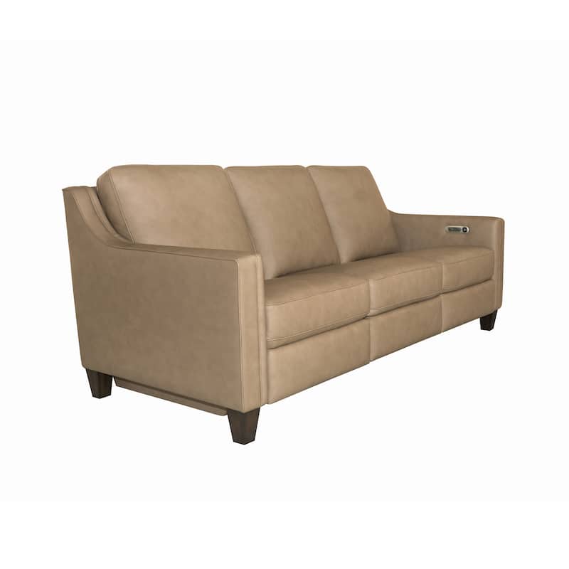 Finley Leather Power Inclining Sofa by Flexsteel - 82" x 36" x 38"