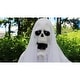 preview thumbnail 13 of 11, Haunted Hill Farm Life Size Animatronic Reaper, Indoor/Outdoor Halloween Decoration, Flashing White Eyes, Poseable, Battery
