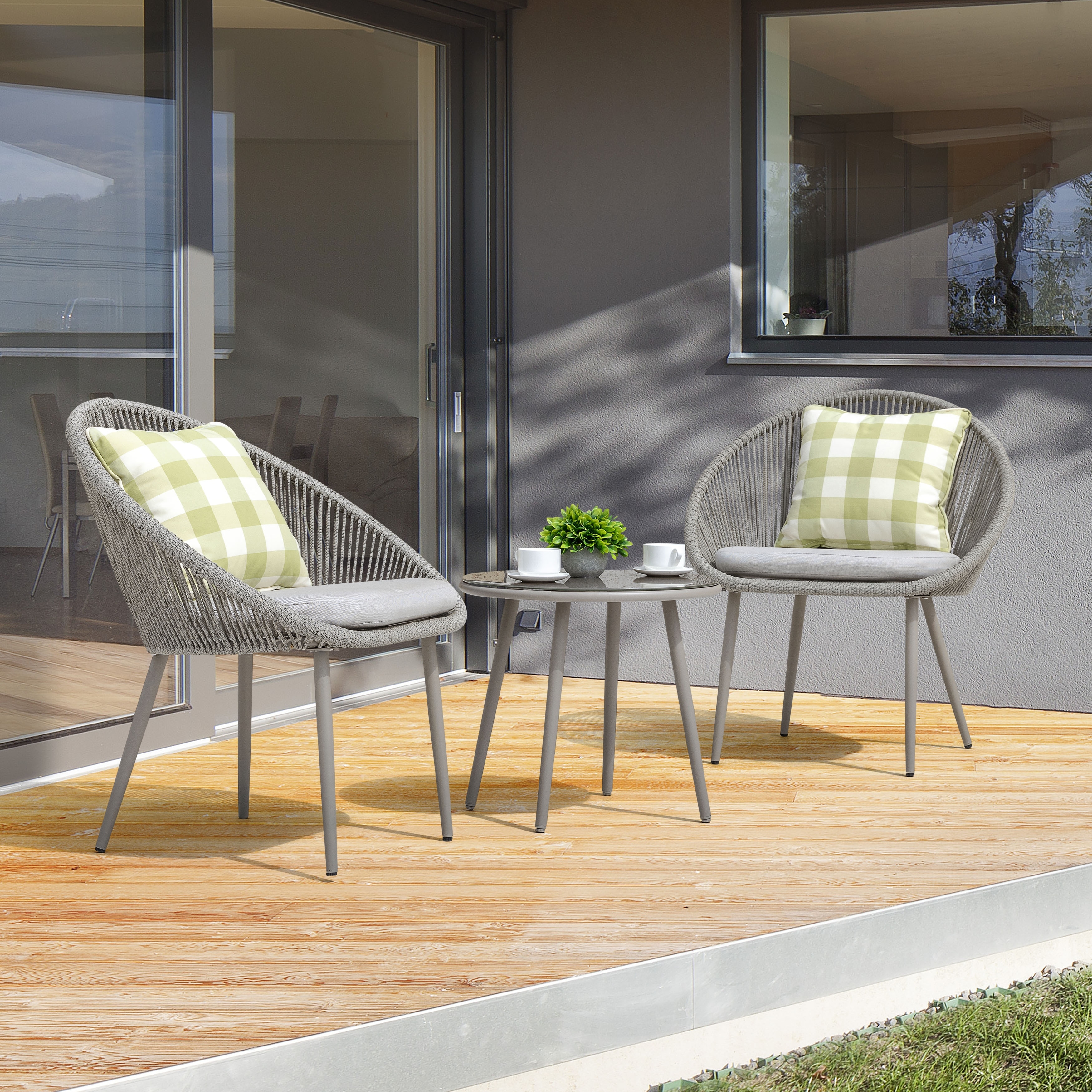 Bistro hot sale set rope