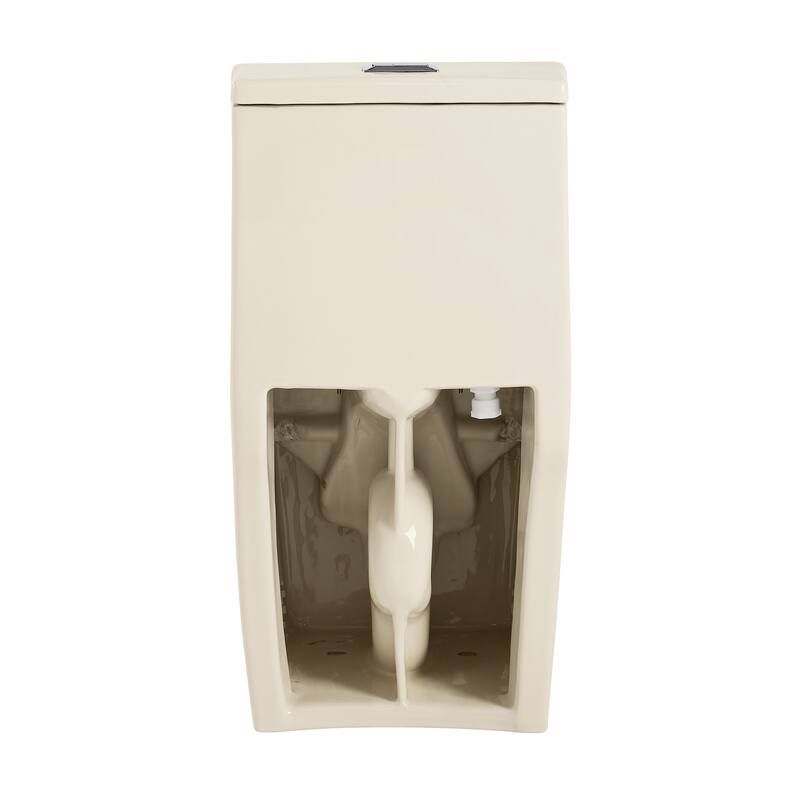 Bastille One Piece Square Toilet Dual Flush 1.1/1.6 Gpf In Bisque - 26.05" x 14" 29.25"