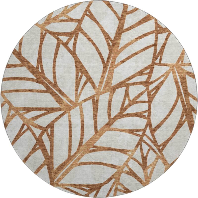 Premium Washable Super Soft Modern Palm Mayfield Rug