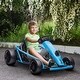 preview thumbnail 7 of 14, High-Speed 24V Drifting Go Kart with Slow Start, Music, and Safety Belt for Kids