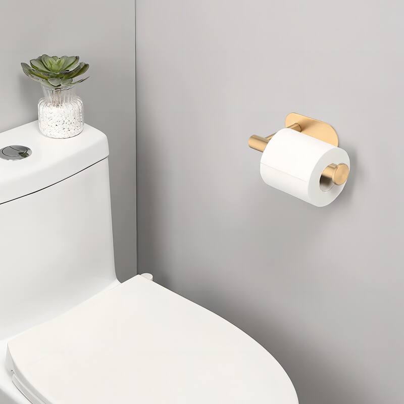 Dornberg Self Adhesive Bathroom Toilet Paper Holder Stand no Drilling