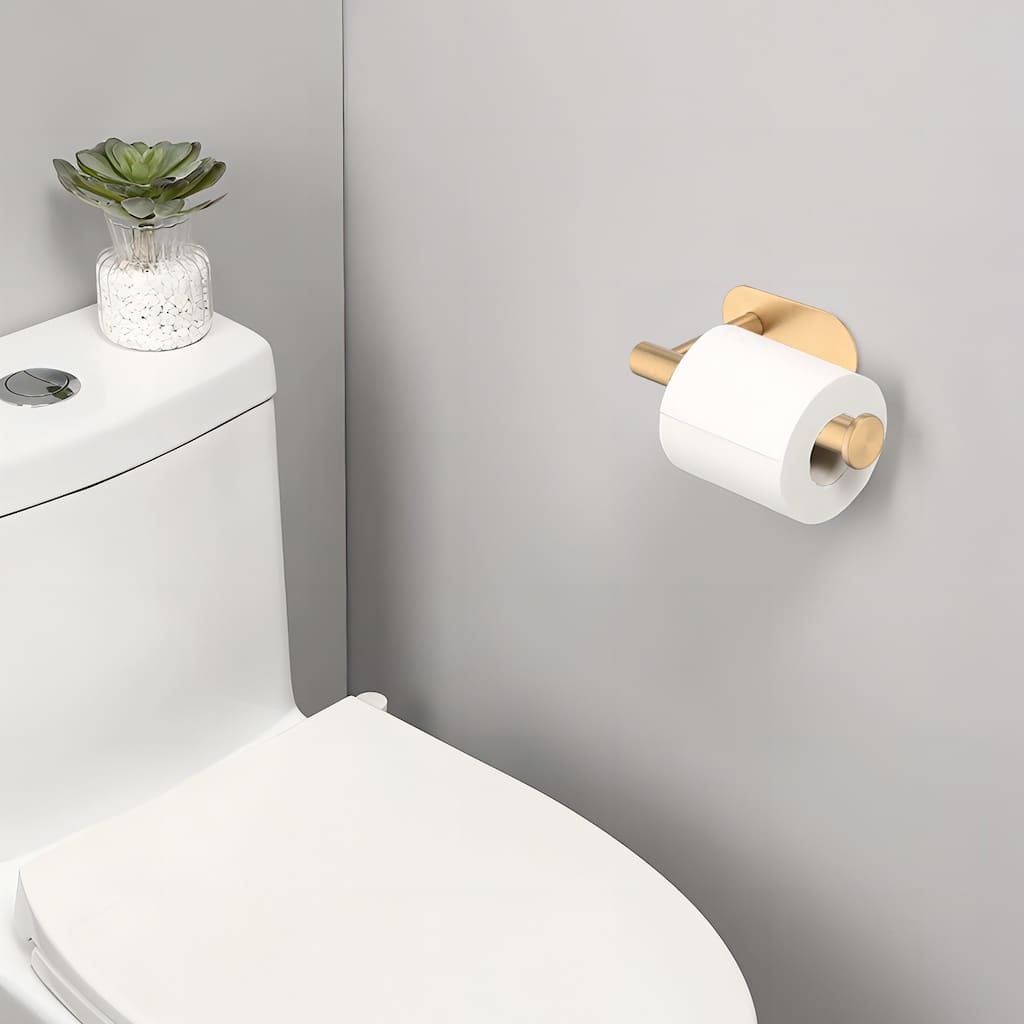 Dornberg Self Adhesive Bathroom Toilet Paper Holder Stand no Drilling