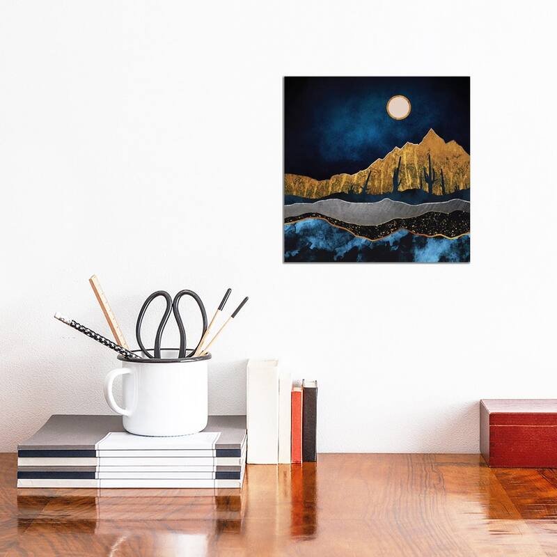 iCanvas "Midnight Desert" by SpaceFrog Designs Canvas Print - 12x12x0.75