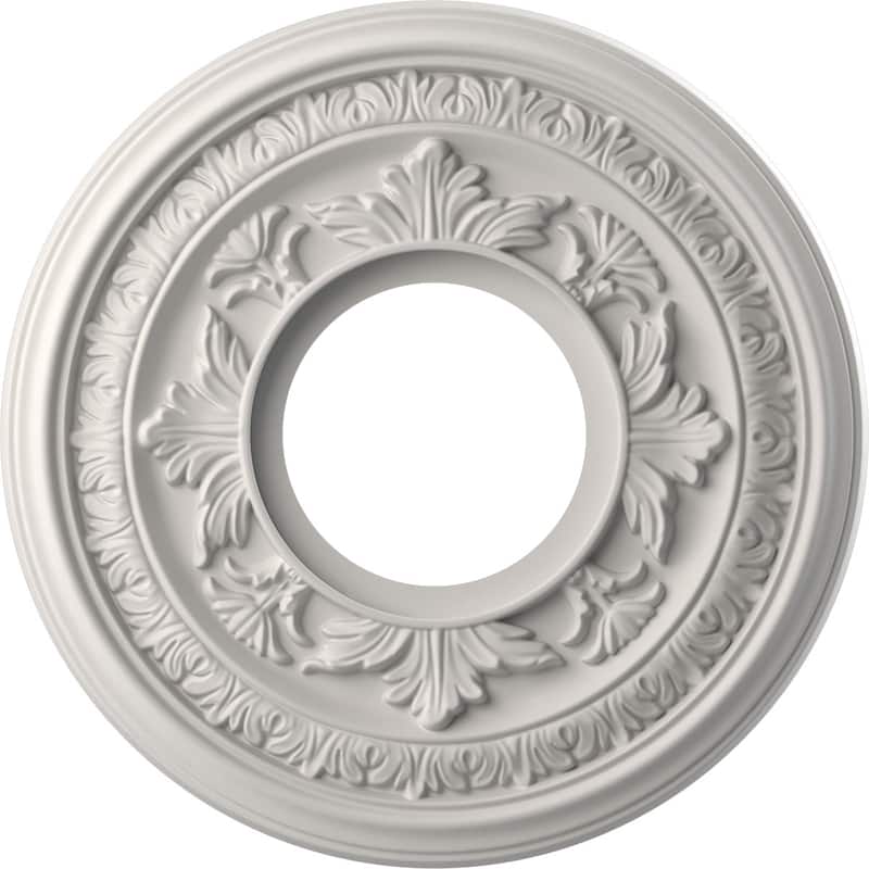 3 1/2" Inside Diameter - Baltimore Thermoformed PVC Ceiling Medallion