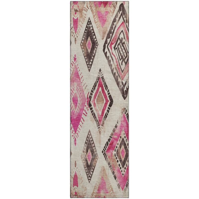 Premium Washable Super Soft Modern Diamonds Mayfield Rug