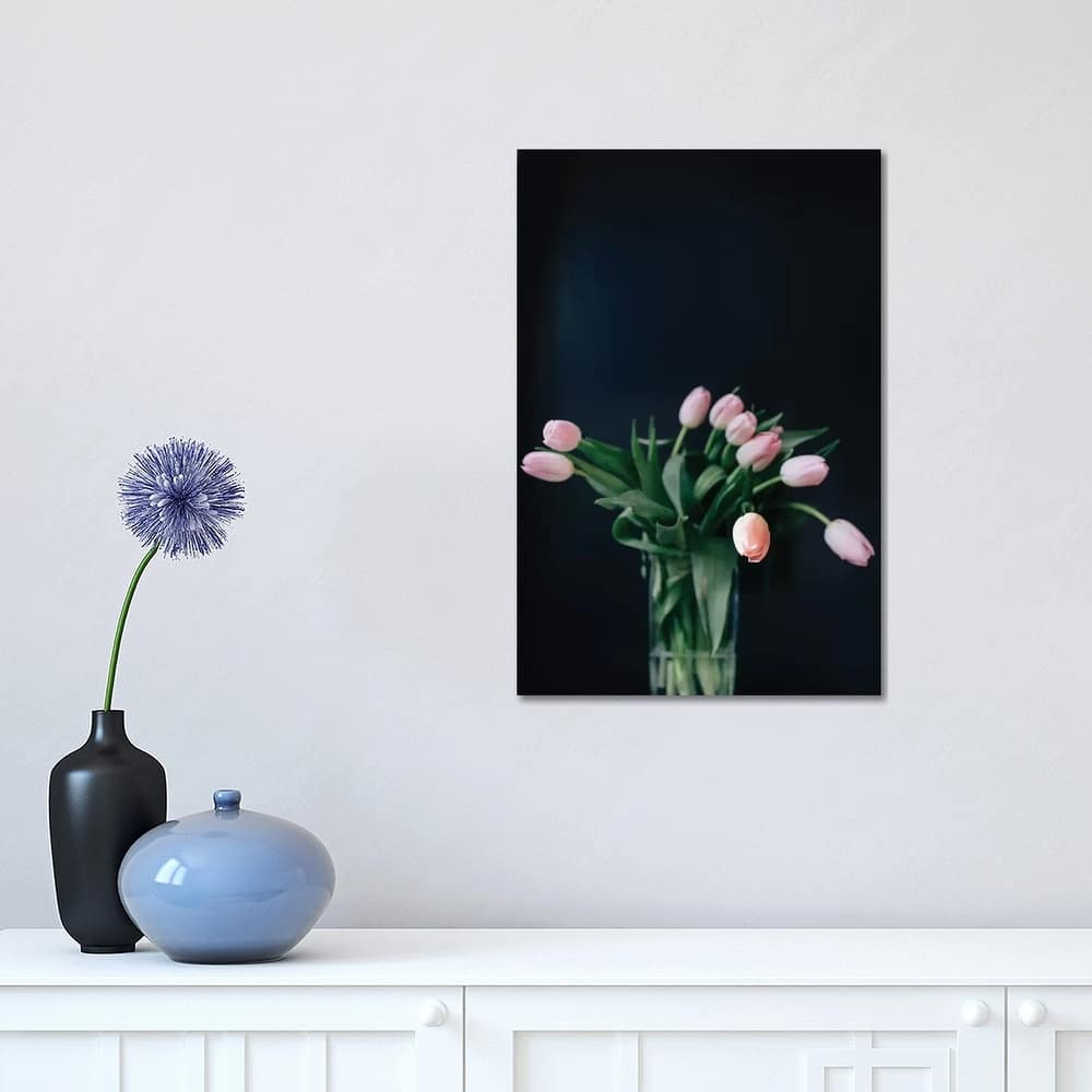 iCanvas "Pink Tulips" by Chelsea Victoria Canvas Print