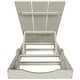 preview thumbnail 113 of 113, Shoreside Modern Poly Eco-Friendly All Weather Reclining Chaise Lounge With Wheels and Side Table (2-Piece Set)