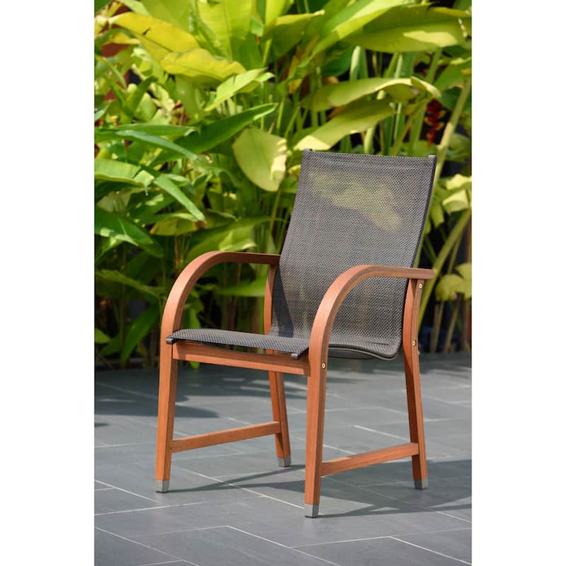 Amazonia 7pc FSC Certified Wood Danker Oudoor Patio Dining Set - Seats 10