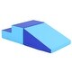 preview thumbnail 5 of 51, 2-Piece Step and Slide Climber for Infants and Toddlers Baby Soft Play Set Foam Blocks - 40" x 20" x 10" (L x W x H) Navy