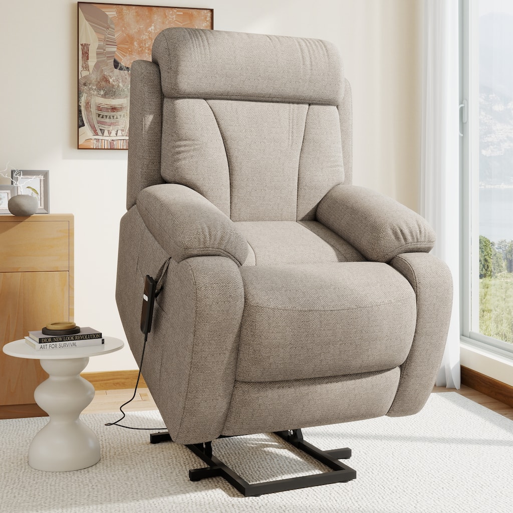 Power Lift Recliner Chair for Elderly with Remote Control and Adjustable Features