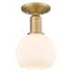 Option Brushed Brass / Matte White