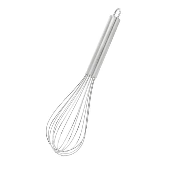 Stainless Steel French Whisk, for Blending, Beating, Stirring, Dishwasher Safe