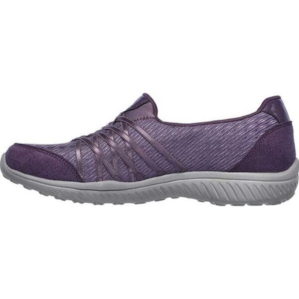 womens purple slip on shoes