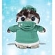 preview thumbnail 5 of 4, DolliBu Grey Penguin Doctor Plush Toy with Cute Scrub Uniform and Cap - 6.5 inches
