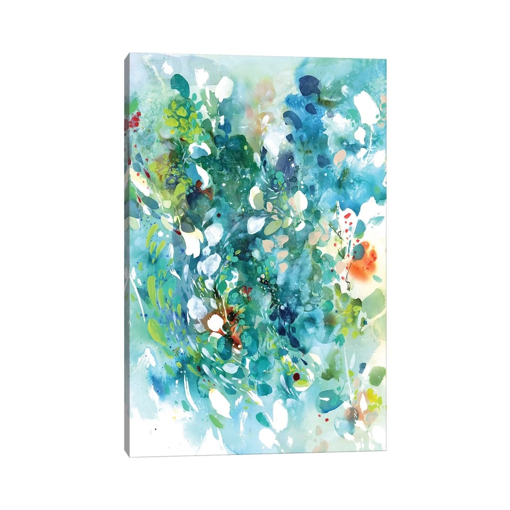 iCanvas "Turquoise Dance" by CreativeIngrid Canvas Print