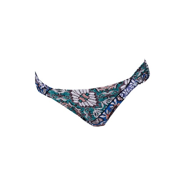 O'Neill Green Multi Topanga Printed Tabbed Bikini Bottom XL