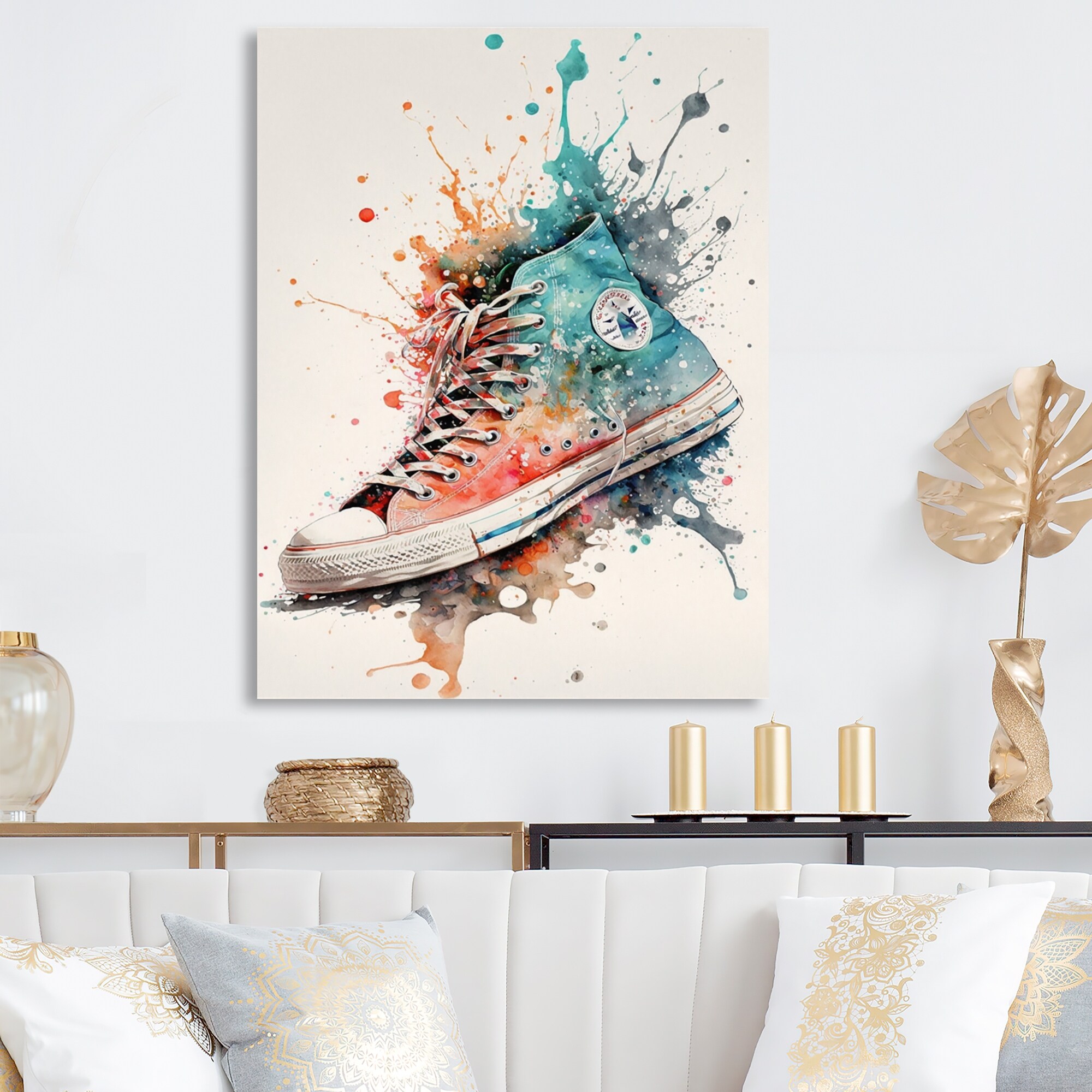 Converse wall art clearance
