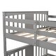 preview thumbnail 7 of 23, Twin Over Full Bunk Bed, Converted into 2 Beds, Solid Wood Bunkbeds Bedframe with Safety Rail and Ladder, for Kids/Teens Bedroom