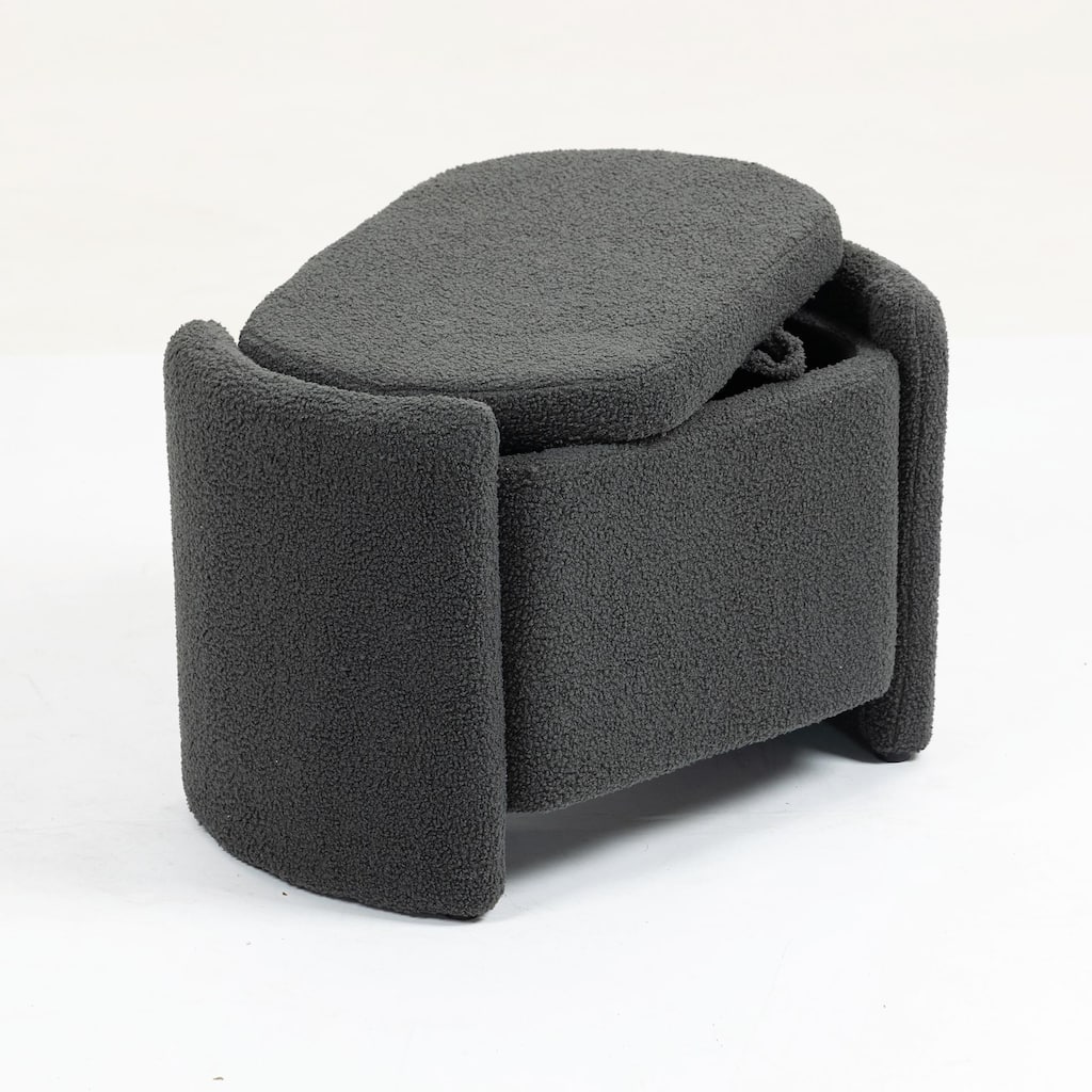 Reading Chair with Hidden Storage - Mid Century Design