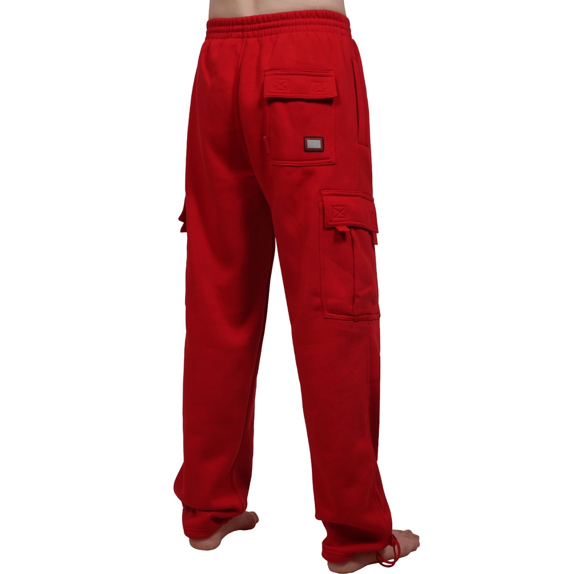 mens cargo fleece sweatpants