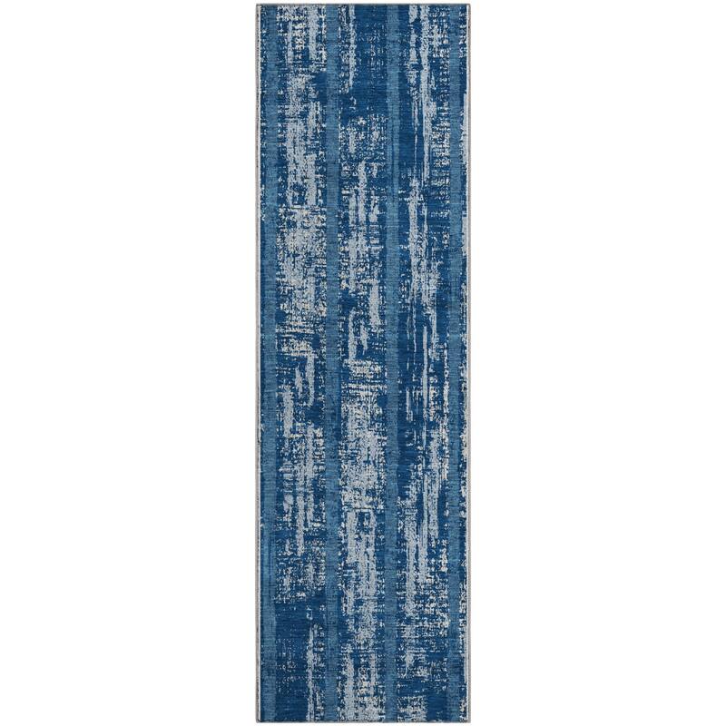Premium Washable Super Soft Stripe Abrash Mayfield Rug