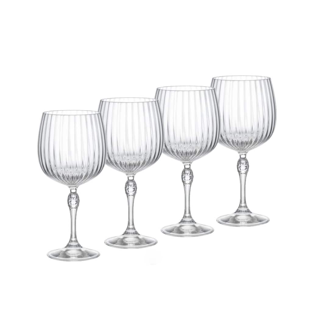 Bormioli Rocco Set of 4 America '20s Gin Tonic Glasses - 25.25 oz.