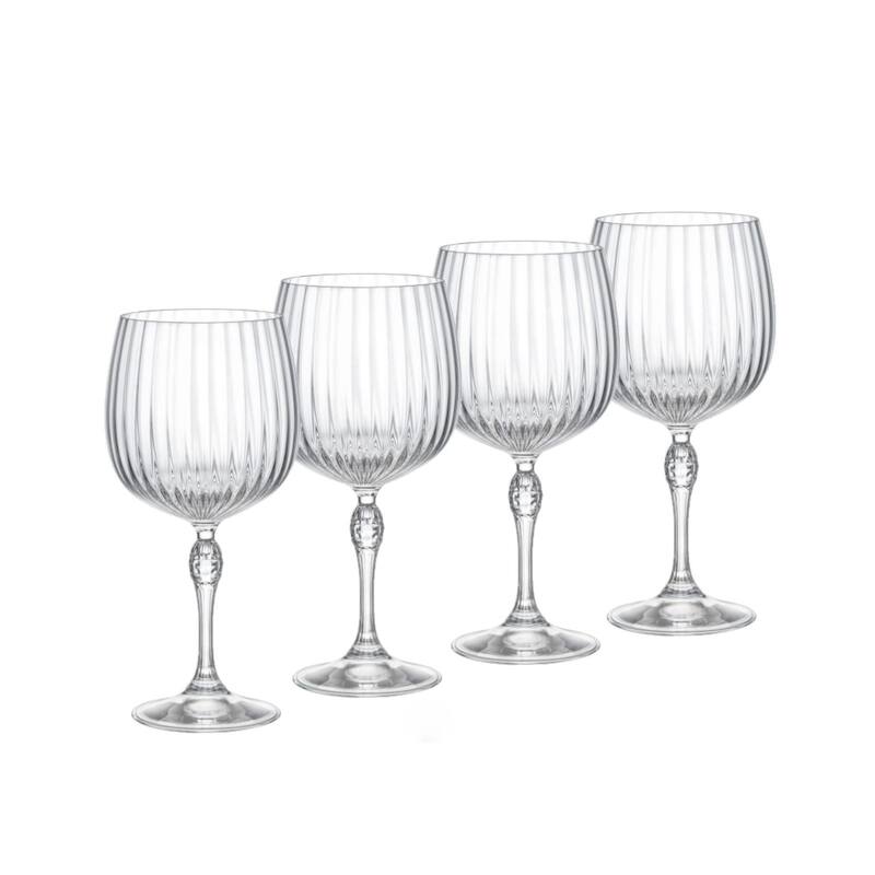 Bormioli Rocco Set of 4 America '20s Gin Tonic Glasses - 25.25 oz.