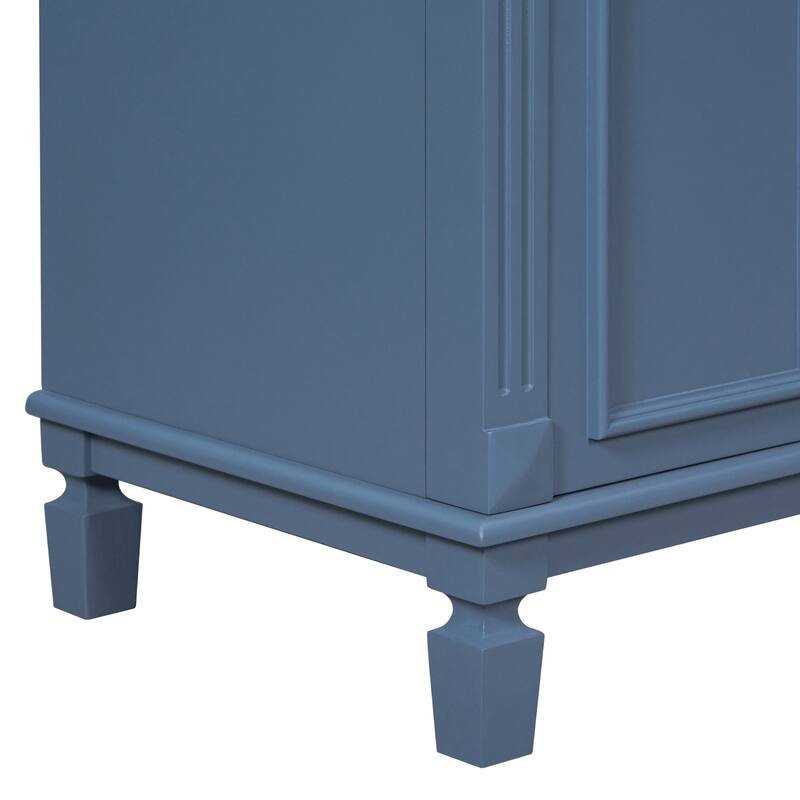 36'' Freestanding Bathroom Vanity with Integrated Ceramic Sink and Drawers
