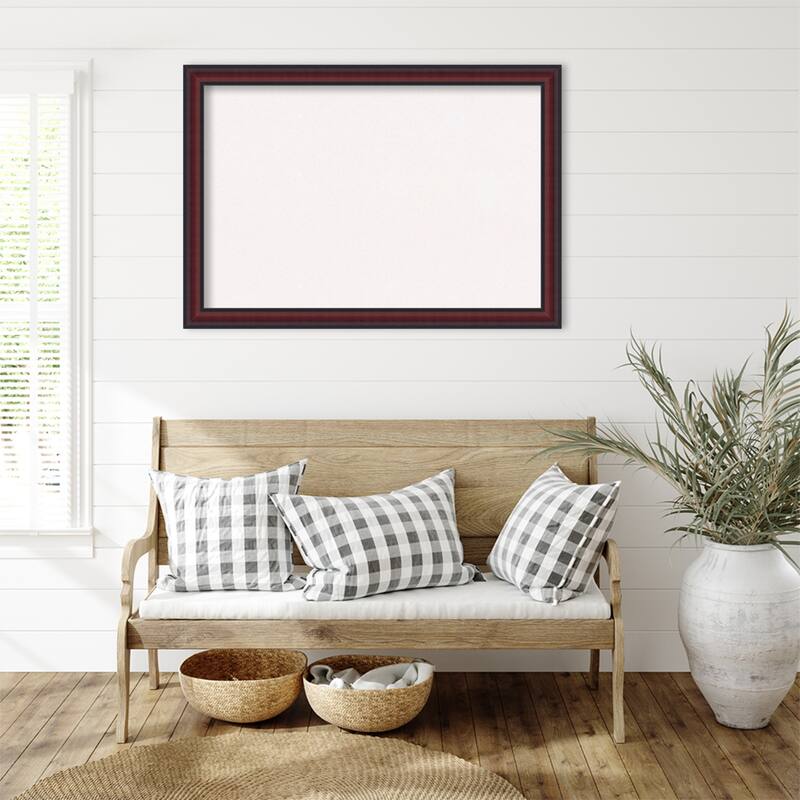 Dalat Cherry Framed Cork Board - Bulletin Board, Organization Board, Pin Board