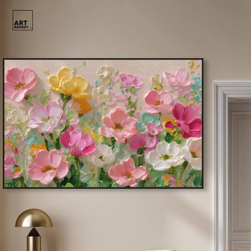 Expressed in Petals I Canvas by Art Remedy