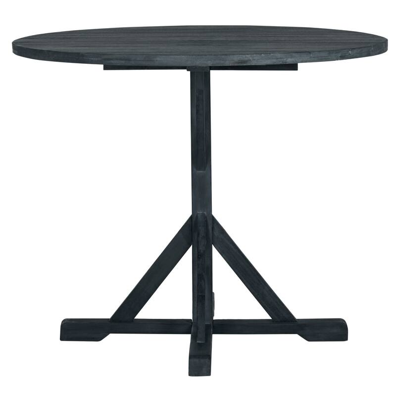 SAFAVIEH Outdoor Shile Round Table - 35Wx35Dx29H