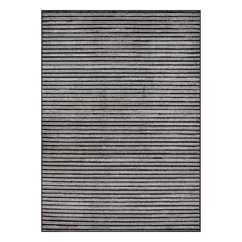 Contemporary Striped Area Rug