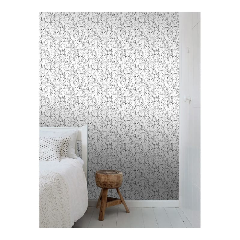 ESTA Home Buckley Off-White Face Collage Wallpaper - 20.5 x 396 x 0.025