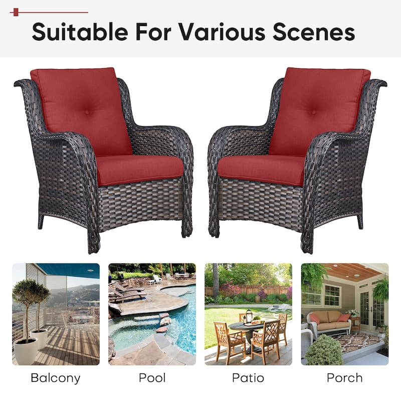 Gymojoy Pillow and Cushion Set Deep Seat Indoor/Outdoor - 25" x 22" x 4"