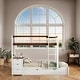 preview thumbnail 2 of 34, Classic Elegant Twin Over Twin Bunk Bed with Twin size Trundle, Storage and Desk