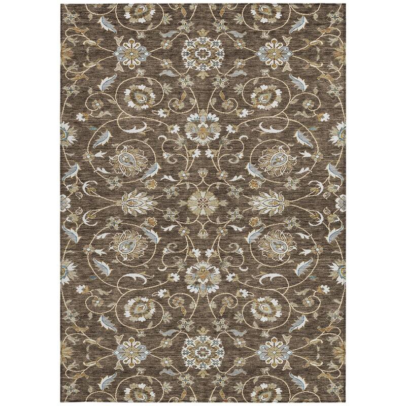 HomeRoots Moroccan Transitional Rectangle Outdoor Rug