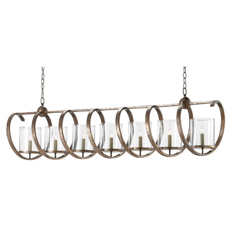 Currey & Company Maximus Grande Chandelier - 17"h x 64"w x 14"d