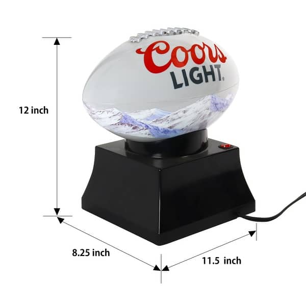 Coors Light Hot Air Popcorn Maker Air-Popper with Football Serving