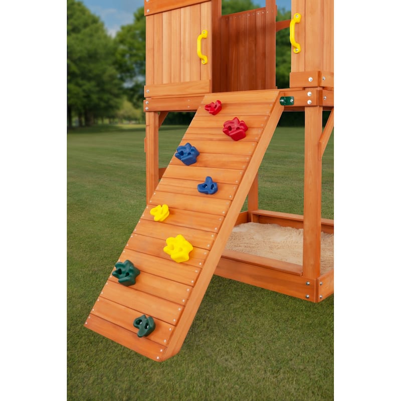 Creative Cedar Designs Timber Valley Wooden Swing Set