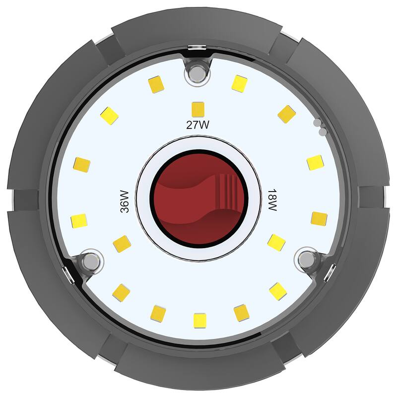 36/27/18 Wattage Selectable LED HID Replacement CCT Selectable Extended Mogul base 100-277 V - White